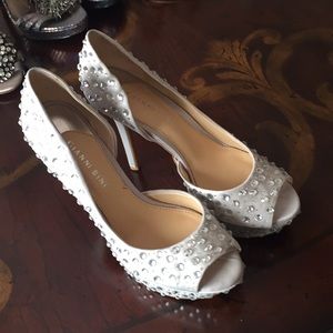 Gianni Bini open toe Rhinestone Stiletto Heel.
